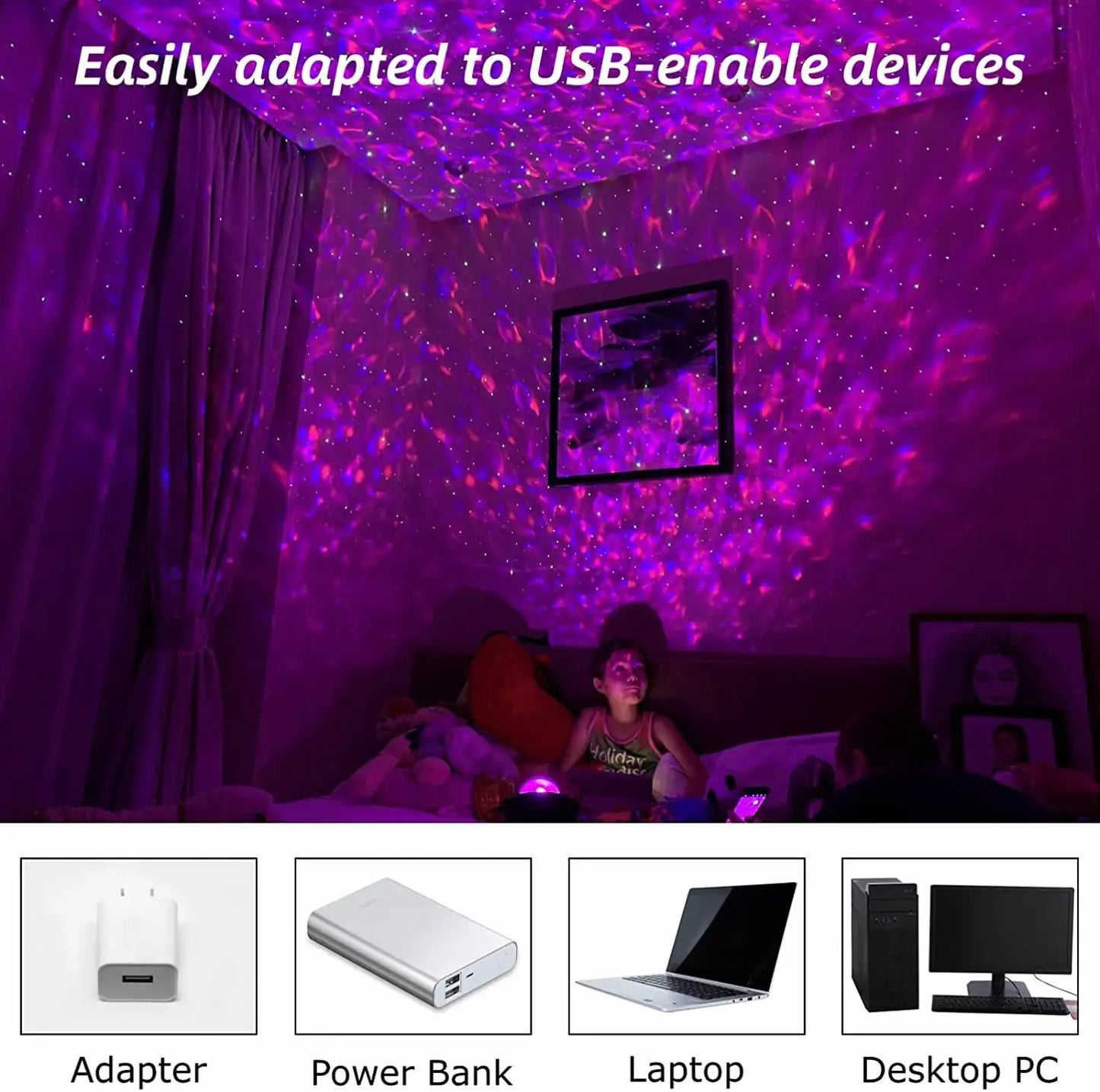 Galaxy Star Projector with Music – NestStyle™