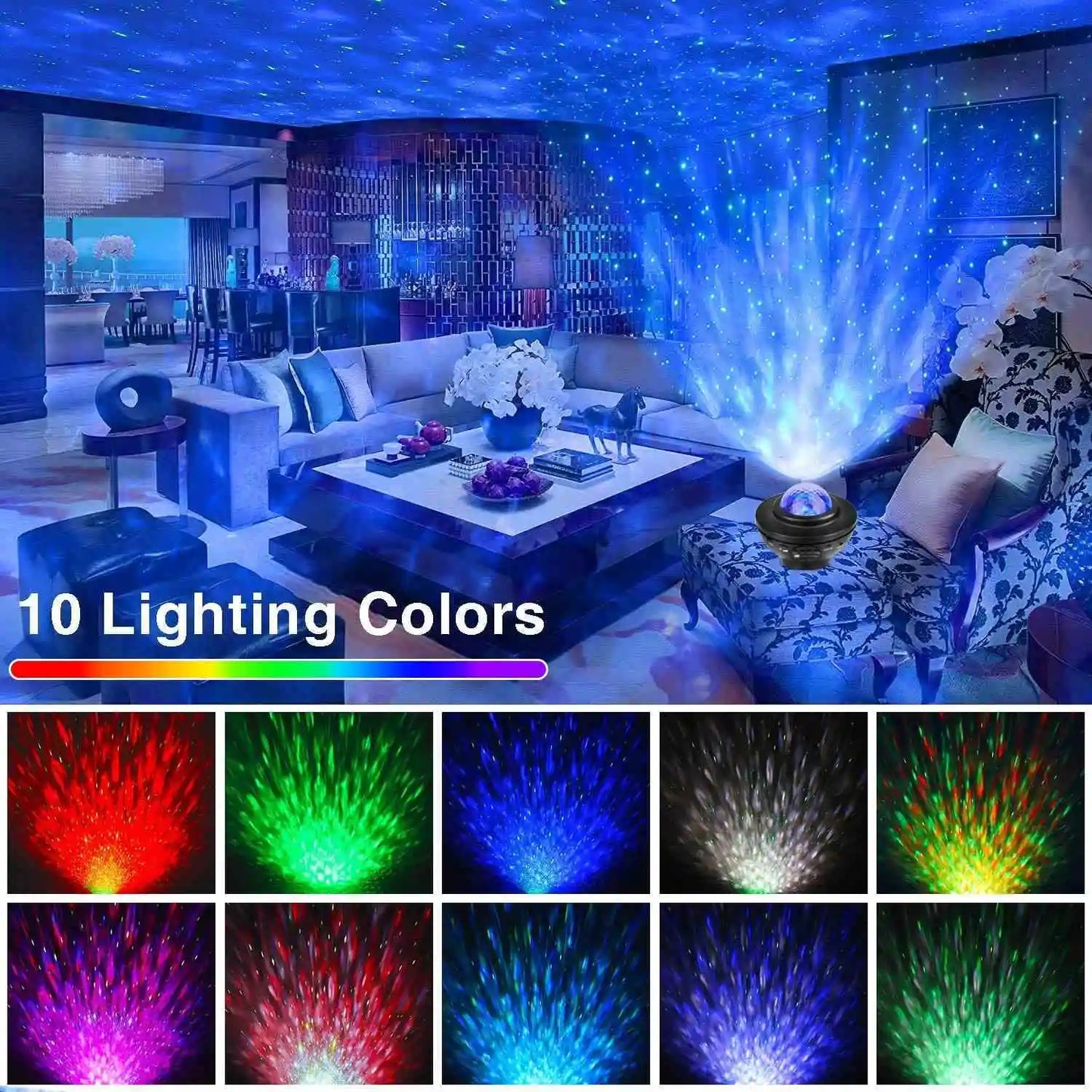 Galaxy Star Projector with Music – NestStyle™